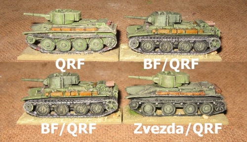 QRF, Zvezda and BF hulls side-by-side